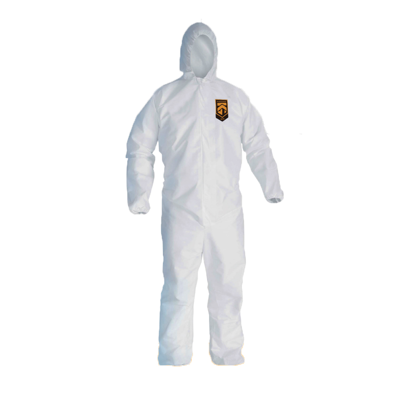 金佰利38938-04 KLEENGUARD勁衛A35白色帶帽連體防護服L