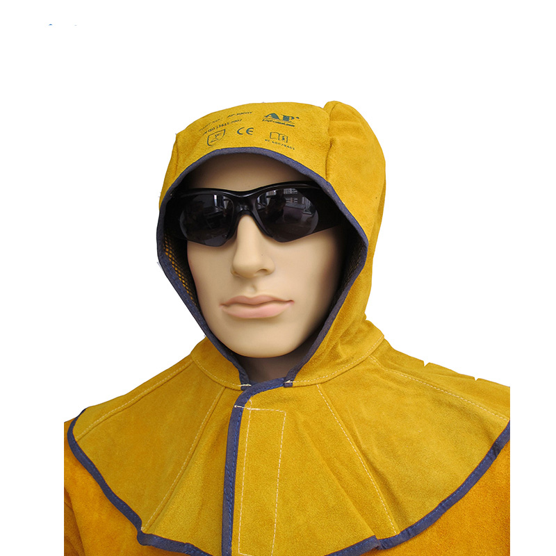 友盟AP-3000Y金黃色皮全護式焊帽