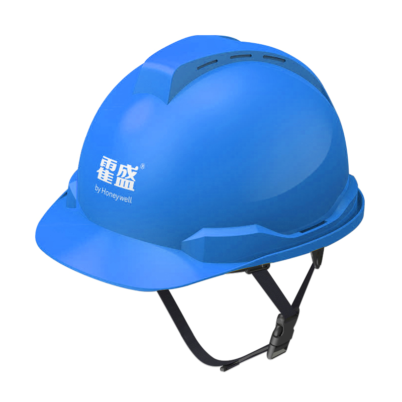 Honeywell霍尼韋爾Y99BAP107S Y99S系列ABS帶通風(fēng)孔四點(diǎn)快插下頦帶藍(lán)色安全帽
