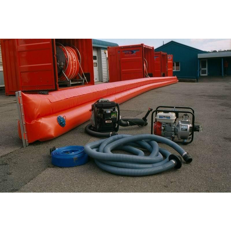 新絡(luò)WQV800T灘岸型充氣充水式圍油欄