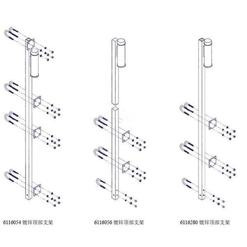 3M 6116224鍍鋅頂部支架