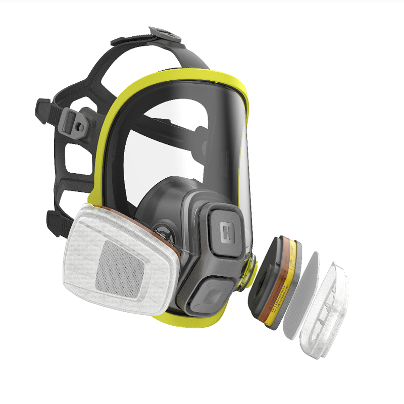 Honeywell霍尼韋爾FM500硅膠全面罩防毒面具
