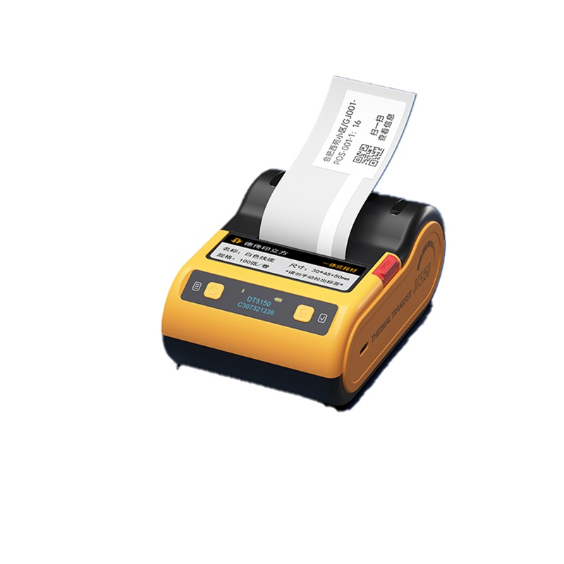 DTPrinter德佟DT5150手持小型藍(lán)牙一體式熱轉(zhuǎn)印通信線纜標(biāo)簽打印機