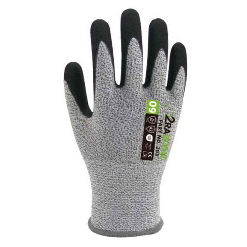 2RABOND 203 B級丁腈磨砂防切割手套