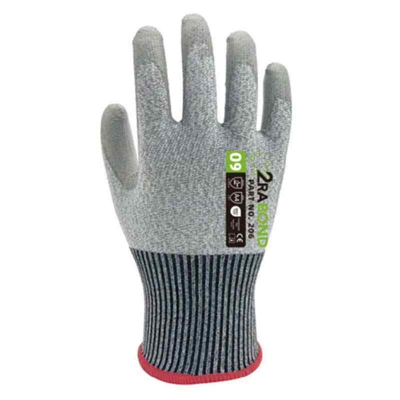 2RABOND 206 D級PU涂層防割手套