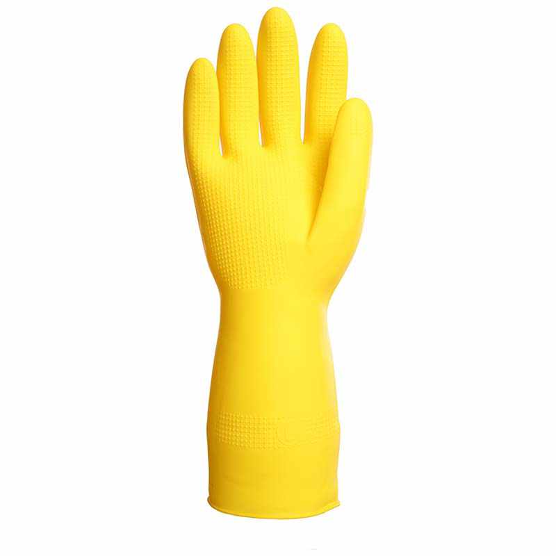 雪蓮10442乳膠家用靜電植絨手套