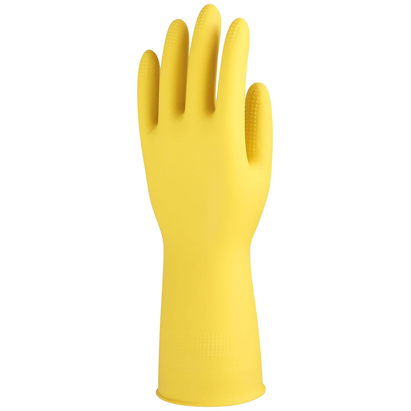 雪蓮21082Y丁腈牛筋網紋卷邊手套