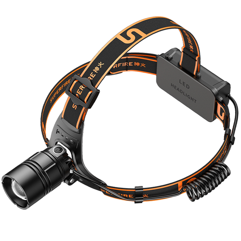 神火HL08大功率伸縮變焦強(qiáng)光頭燈
