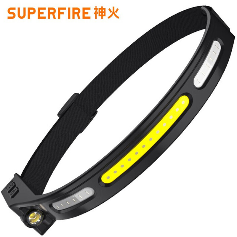 神火HL76雙光源超輕感應頭燈