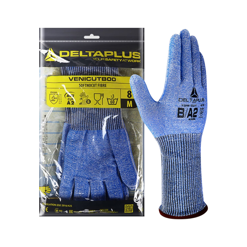 代爾塔202200 VENICUTB00 B級(jí)無涂層防割手套