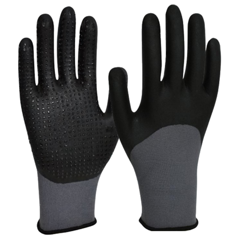 好員工N311尼龍3/4浸超細發泡點塑手套