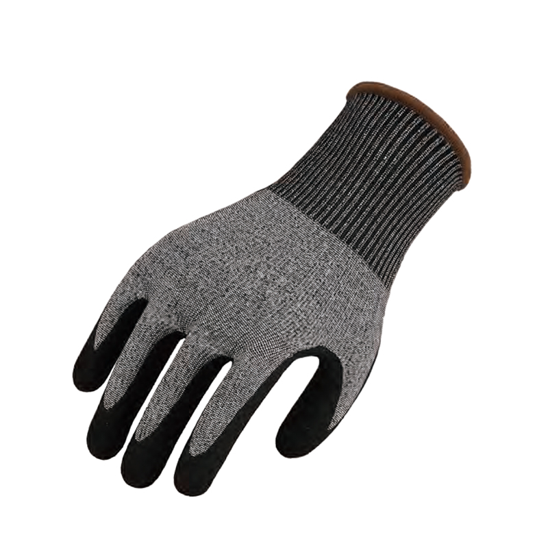 思衛爾3326黑色13針A9級丁腈涂掌可觸屏HPPE防割手套