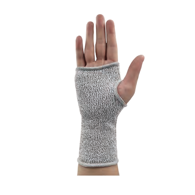 思衛(wèi)爾S383-1拇指孔款麻灰色13針HPPE玻璃纖維防割護臂