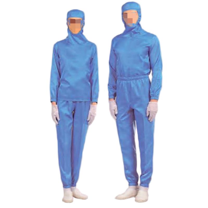 嘉柏利通F-1116海藍色套頭式分體潔凈服