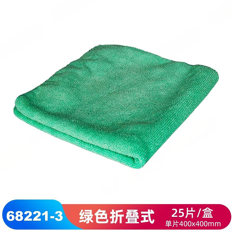 JEENOR潔諾 BCT 68221-3綠色超細纖維擦拭布