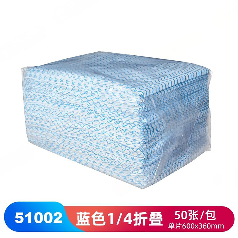 JEENOR潔諾 HV70 51002藍色波浪紋家用清潔布