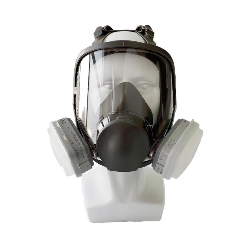 邦固6800橡膠雙濾盒全面罩防毒面具