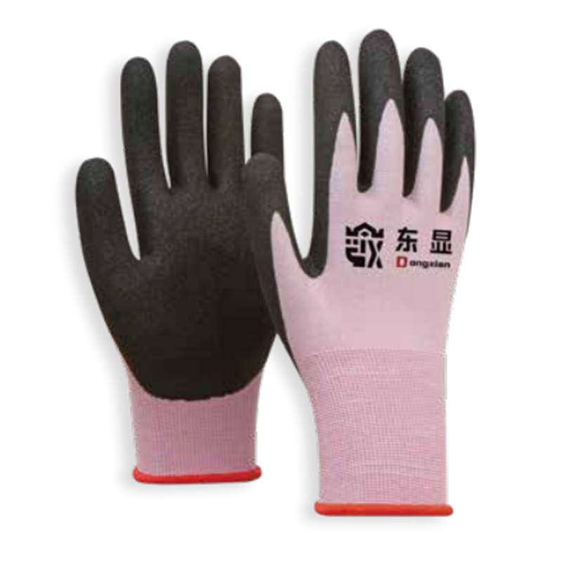 東顯21-1-001 21針丁腈涂層防切割手套