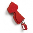 Brady貝迪65318紅色獨(dú)創(chuàng)纜鎖