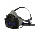 3M HF-801SD硅膠半面罩帶揚聲器振動膜防毒面具Secure Click小號面罩