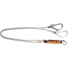 代爾塔504211三股繩雙大鉤減震安全繩