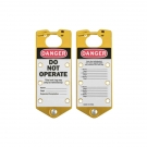 Brady貝迪35974金色反面連牌鎖