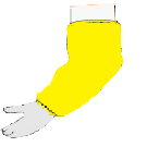 微護佳YE30-W-99-600-00 MC3000黃色防化套袖