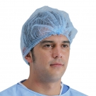 英科MC101001藍色一次性無紡布條形帽