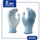 登升699無硅PU勞保手套