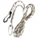 建鋼16mm編織雙小鉤安全繩