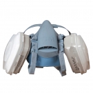 雙球SM3710雙濾盒半面罩防毒面具