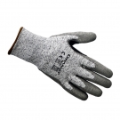 恒輝QPE352虎口加強(qiáng)PU涂層5級防割手套