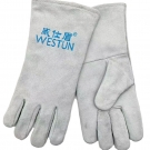 威仕盾G-1649L牛二層皮雙層電焊手套
