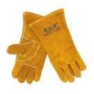 威仕盾G-2015金黃色加托防火線電焊手套