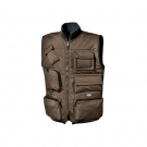 思而MC4411B6 KAISER卡其色滌綸防寒背心