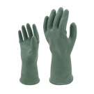 雙一牌丁基橡膠手套尼龍襯里耐酸堿防滑耐磨手套