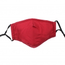 藍星棗紅耳戴式成人棉布口罩