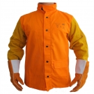 友盟AP-2630橙色牛二層皮焊工服