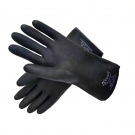 玉蝶黑色加厚工業(yè)耐酸堿手套