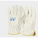 友盟AP-1307原色牛二層皮勞保手套