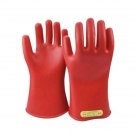 金步安紅色橡膠絕緣手套500V平板型