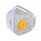 代爾塔104206 M1202VBWC折疊帶閥頭戴式FFP2級活性炭防塵口罩