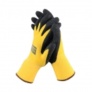 STANLEY史丹利ST5314黃色乳膠浸掌耐磨防滑勞保手套