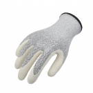 思衛爾2321麻灰色13針白乳膠涂掌HPPE玻璃纖維防割手套