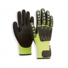 東顯13-3-003 13針HPPE丁腈磨砂涂層手背TPR防撞防割手套