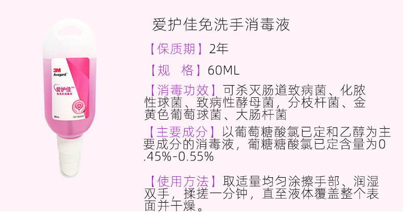 3M愛護佳9250Q免洗手消毒液圖片10