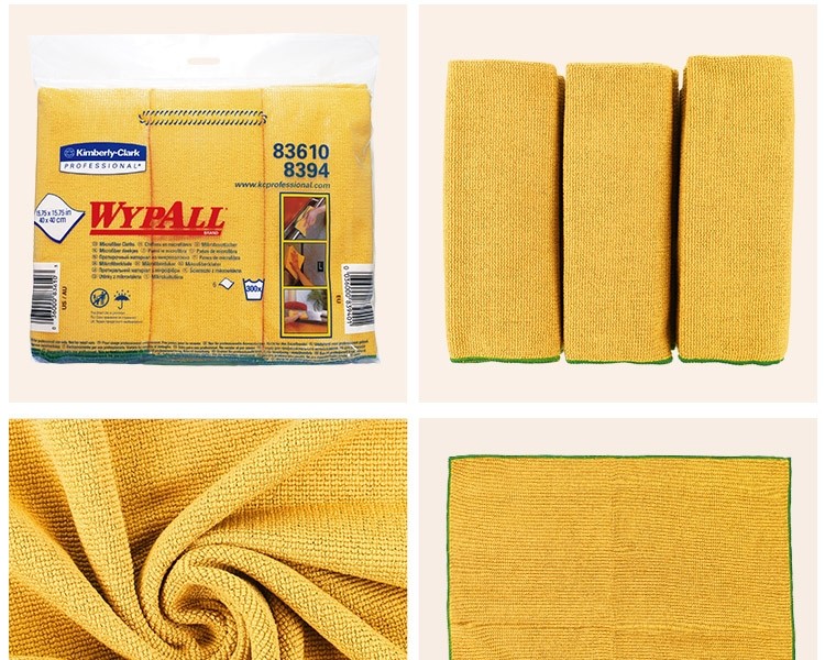 金佰利83610WypAll勁拭超細纖維擦拭布(黃色)圖片12