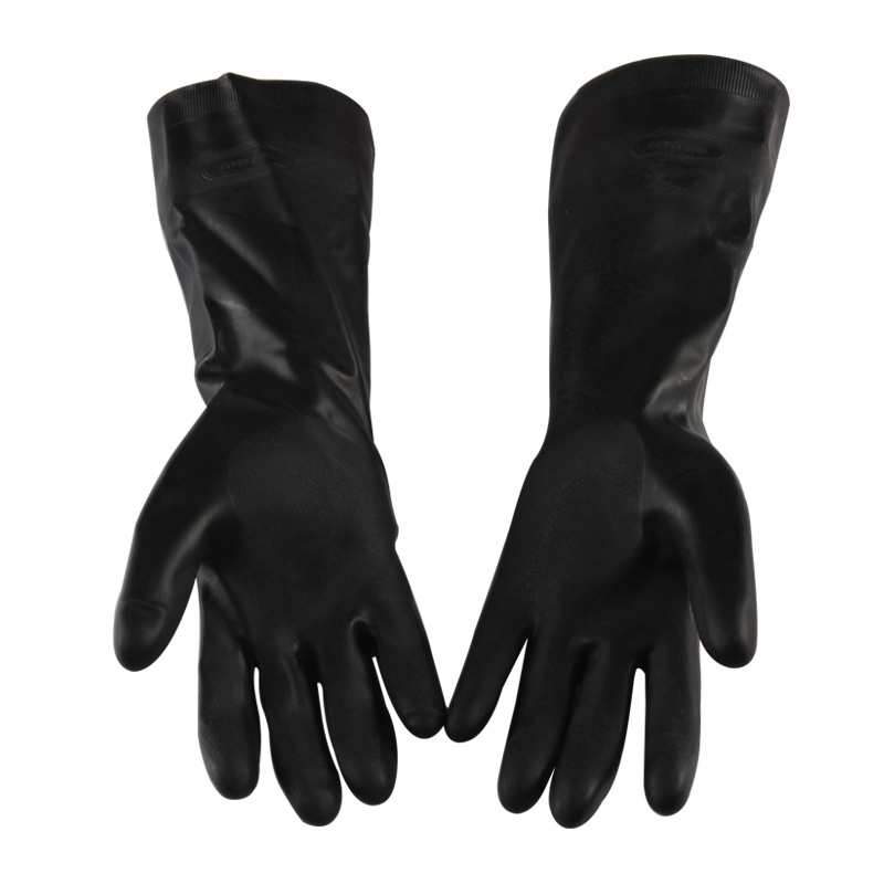 MAPA Technic450-6氯丁橡膠植絨防化手套圖片3