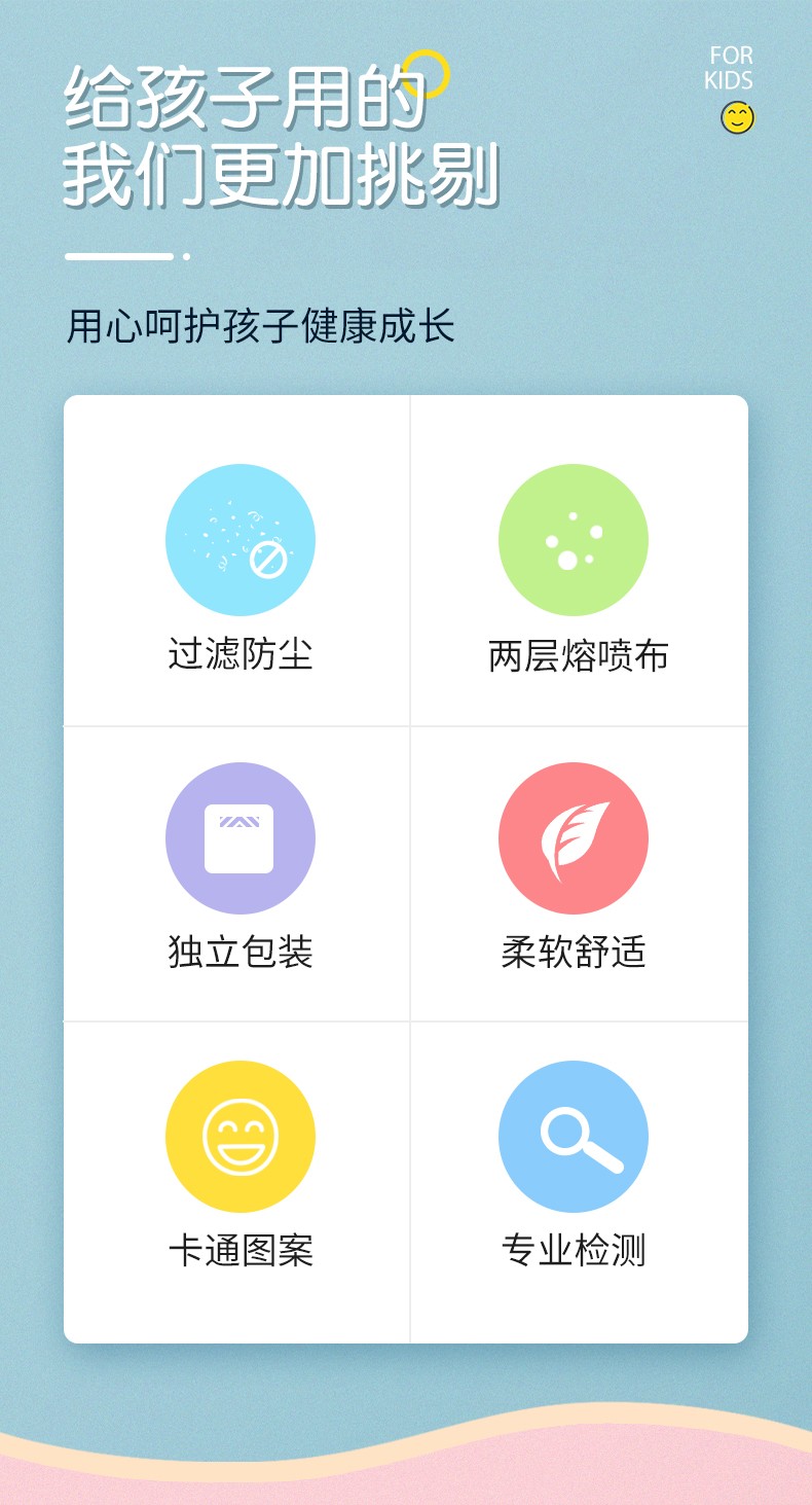 海氏海諾A131 KN95防護兒童口罩圖片3