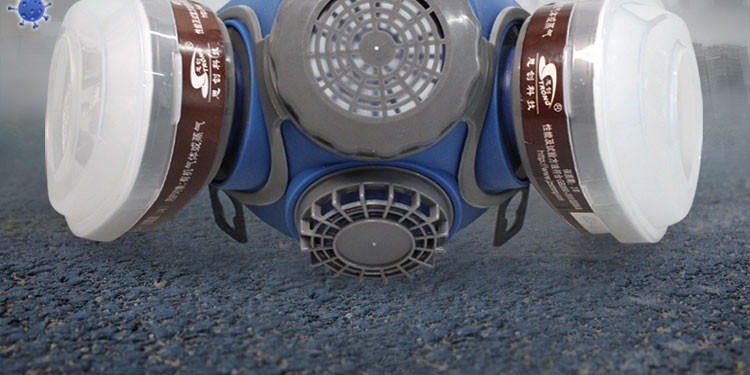 思創ST-M60G-3硅膠半面罩防毒面具圖片2